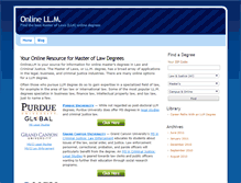 Tablet Screenshot of onlinellm.org